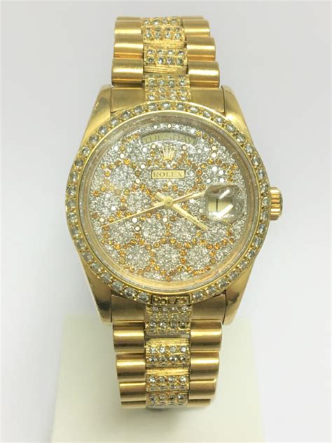 gouden rolex met diamanten|rolex horloge aanbieding.